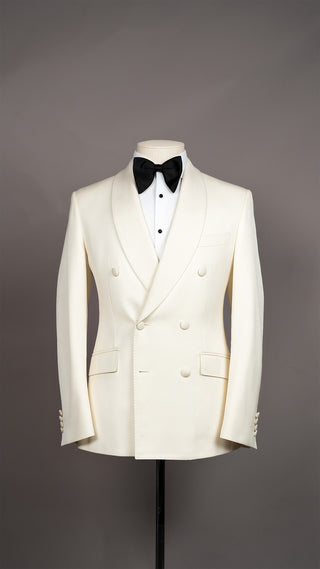 Ivory Shawl DB Tuxedo Jacket