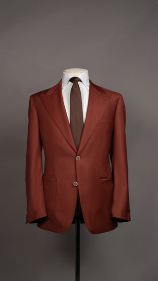 Terracotta Italian Wool Suit